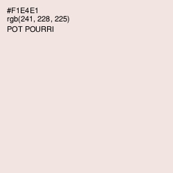 #F1E4E1 - Pot Pourri Color Image